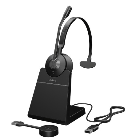Jabra Engage 55 Auricolare Wireless A Padiglione Ufficio Nero, Titanio (9553-415-111)