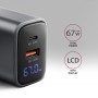 Axagon ACU-PQ67D Caricabatterie per dispositivi mobili Universale Nero, Grigio AC Ricarica rapida Interno