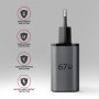 Axagon ACU-PQ67D Caricabatterie per dispositivi mobili Universale Nero, Grigio AC Ricarica rapida Interno