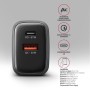 Axagon ACU-PQ67 Caricabatterie per dispositivi mobili Universale Nero, Grigio AC Ricarica rapida Interno
