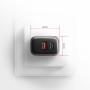 Axagon ACU-PQ67 Caricabatterie per dispositivi mobili Universale Nero, Grigio AC Ricarica rapida Interno