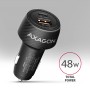 Axagon PWC-PQ48 Caricabatterie per dispositivi mobili Universale Nero Accendisigari Ricarica rapida Auto