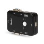 Hamlet KVM Smart Control Switch a 3 porte usb con 2 set di cavi KVM inclusi (HNKVM3U)
