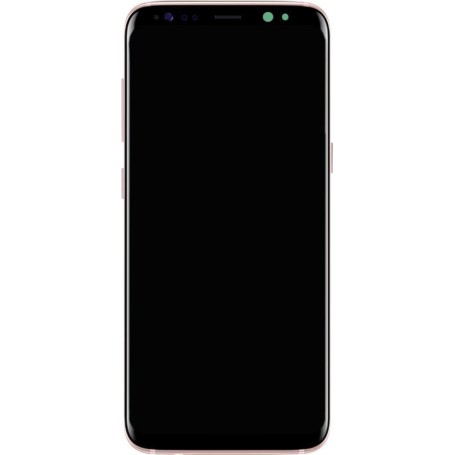Samsung G950F Galaxy S8 - Original Ersatzteil - LCD Display / Touchscreen mit Rahmen - Pink (GH97-20457E)