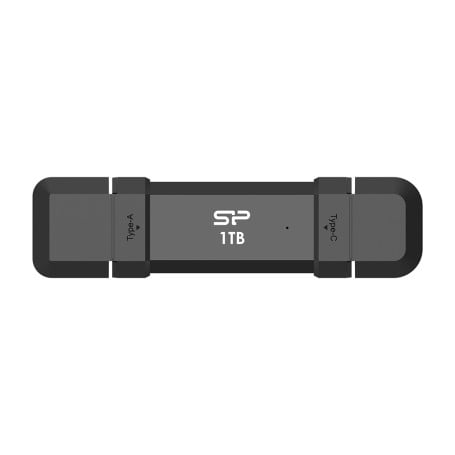 Silicon Power DS72 unità flash USB 1 TB USB Type-A / USB Type-C 3.2 Gen 2 (3.1 Gen 2) Nero (SP001TBUC3S72VPK)