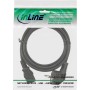 InLine Cavo alimentazione, Spina Shucko CEE-7/7 90° a Presa IEC-320-C13, 3m (16649)