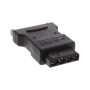 InLine 29677 adattatore per inversione del genere dei cavi 5.25" male 15pin SATA Nero (29677)