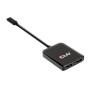 CLUB3D CSV-1555 cavo e adattatore video 1,5 m USB tipo-C 2 x DisplayPort Nero