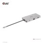 CLUB3D CSV-1594 replicatore di porte e docking station per laptop USB 3.2 Gen 1 (3.1 Gen 1) Type-C Nero, Grigio