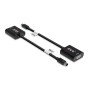 CLUB3D CAC-2113 cavo e adattatore video 0,228 m Mini Displayport VGA Nero