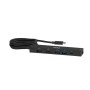 CLUB3D CSV-2555 replicatore di porte e docking station per laptop Cablato Nero