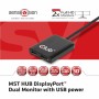 CLUB3D Multi Stream Transport Hub DisplayPort 1.2 Dual Monitor (CSV-6200)