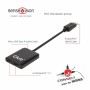 CLUB3D Multi Stream Transport Hub DisplayPort 1.2 Dual Monitor (CSV-6200)