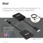 CLUB3D CSV-7220 cavo e adattatore video 1 m DisplayPort HDMI + DisplayPort Grigio