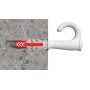Fischer 564171 ancoraggio a vite e tassello 25 pz Kit di gancio a vite e tasselli a muro