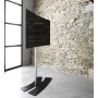 ITB STAND 600X400 H 1600 BLACK BASE 190,5 cm (75") Pavimento Nero (ER038442)