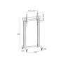 ITB MB2739 Supporto TV a parete 2,79 m (110") Nero