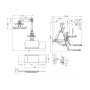 Multibrackets 4351 base e supporto per PC/workstation All-in-One 11,5 kg Bianco 38,1 cm (15") 68,6 cm (27") (MB4351)
