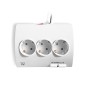 Ewent EW3935 prolunghe e multiple 1,5 m 5 presa(e) AC Interno Bianco (CEEW3935)