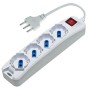 Life Electronics 38.1030204E prolunghe e multiple 1,5 m 4 presa(e) AC Interno Blu, Bianco (LF38.1030414E)