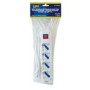 Life Electronics 38.1030204E prolunghe e multiple 1,5 m 4 presa(e) AC Interno Blu, Bianco (LF38.1030414E)