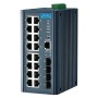 Advantech EKI-7720G-4F-AE Non gestito Gigabit Ethernet (10/100/1000) Nero (EKI-7720G-4FPI-AE)