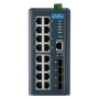 Advantech EKI-7720G-4F-AE Non gestito Gigabit Ethernet (10/100/1000) Nero (EKI-7720G-4FPI-AE)