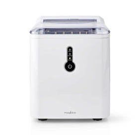 Nedis KAIC100FWT macchina per cubetti di ghiaccio Macchina per la produzione di cubetti di ghiaccio integrata/indipendente 12 kg