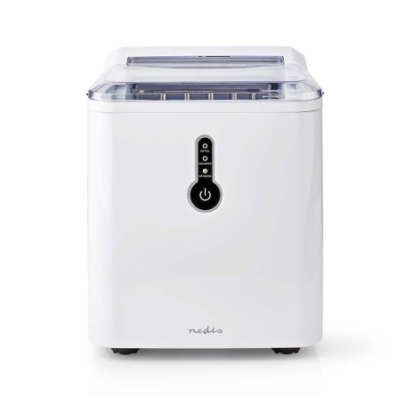 Nedis KAIC100FWT macchina per cubetti di ghiaccio Macchina per la produzione di cubetti di ghiaccio integrata/indipendente 12 kg