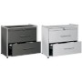 kerkmann Hängeregistraturschrank ARTLINE, anthrazit Maße: (B)470 x (T)470 x (H)800 mm, 2 doppelbahnige - 1 Stück (7490)