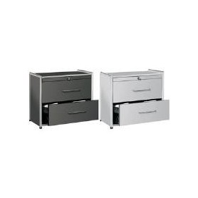 kerkmann Hängeregistraturschrank ARTLINE, weiß Maße: (B)470 x (T)470 x (H)800 mm, 2 doppelbahnige - 1 Stück (7591)