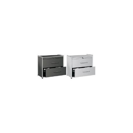 kerkmann Hängeregistraturschrank ARTLINE, weiß Maße: (B)470 x (T)470 x (H)800 mm, 2 doppelbahnige - 1 Stück (7591)