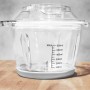 Gastroback Design Mini Chopper Plus 0,6 L 400 W Acciaio inox, Trasparente (40961)