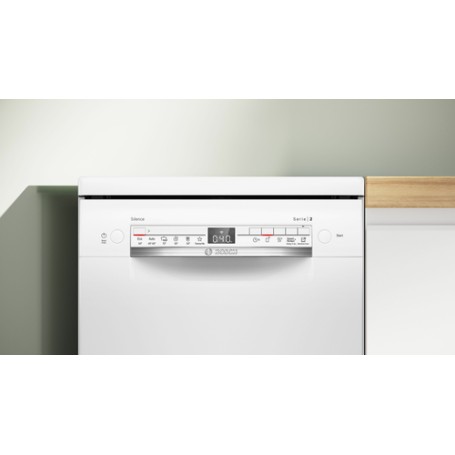 Bosch Serie 2 SPS2HKW58E Lavastoviglie SLIM da libera installazione 10 coperti Bianco Classe E
