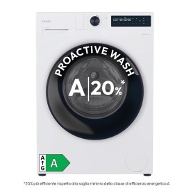 Candy ProWash 500, Lavatrice Carica Frontale 9 KG, 20% più efficente della classe A, 1400 giri, Bianco, Inverter, Vapore, Wi-Fi (31020456)