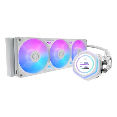 Cooler Master MasterLiquid Atmos II 360 LCD White Processore Kit di raffreddamento a liquido 12 cm Bianco 1 pz (MLX-D36M-A25SZ-LW)