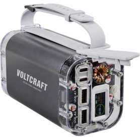 VOLTCRAFT VC-PB-100W-40000-IP67 Powerbank 40000 mAh USB PD LiPo USB-C®, USB-A (Host) Aluminium-Grau LED Taschenlampe, Outdoor,  (VC-15071055)