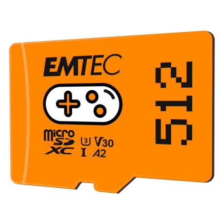 Emtec Gaming 512 GB MicroSDXC UHS-I (ECMSDM512GXCU3G)