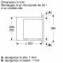 Bosch Serie 2 BEL623MS3 Microonde da incasso con grill 38cm Acciaio inox