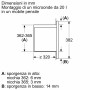 Bosch Serie 2 BEL623MS3 Microonde da incasso con grill 38cm Acciaio inox