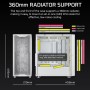 3200D RS MID-TOWER CASE  WHITE (CC-9011335-WW)