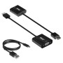 CLUB3D CAC-1302 cavo e adattatore video 0,5 m HDMI tipo A (Standard) VGA (D-Sub) Nero (CAC-1302)