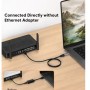 2 IN 1 USB-C + A TO RJ45 GIGABIT 5M (133104)