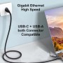 2 IN 1 USB-C + A TO RJ45 GIGABIT 1M (133101)