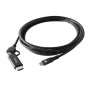 2 IN 1 USB-C TO C + HDMI CABLE, 2M (128436)