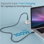 2 IN 1 USB-C TO C + HDMI CABLE, 2M (128436)