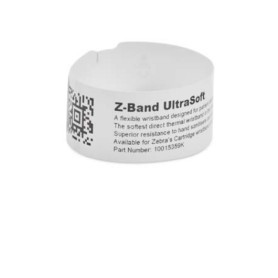 Zebra 10015358-RK cinturino da polso Rosso, Bianco Braccialetti da ospedale (10015358-RK)