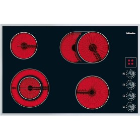 Miele KM 523 EDST Piano cottura in vetroceramica (acciaio inox nero), autosufficiente (KM523ED)