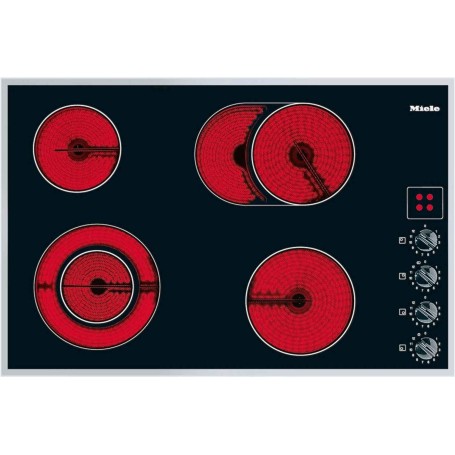 Miele KM 523 EDST Piano cottura in vetroceramica (acciaio inox nero), autosufficiente (KM523ED)