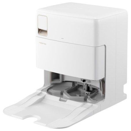 Roborock Qrevo MaxV mit RDS Weiß Saugroboter automatischer Nachfuell- und (R100055)